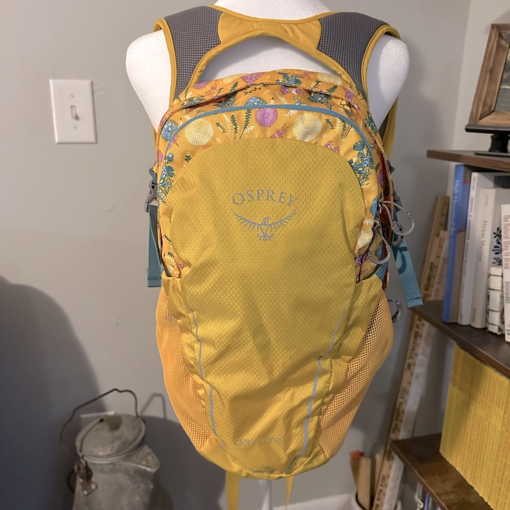 Osprey Yellow Floral Daypack
